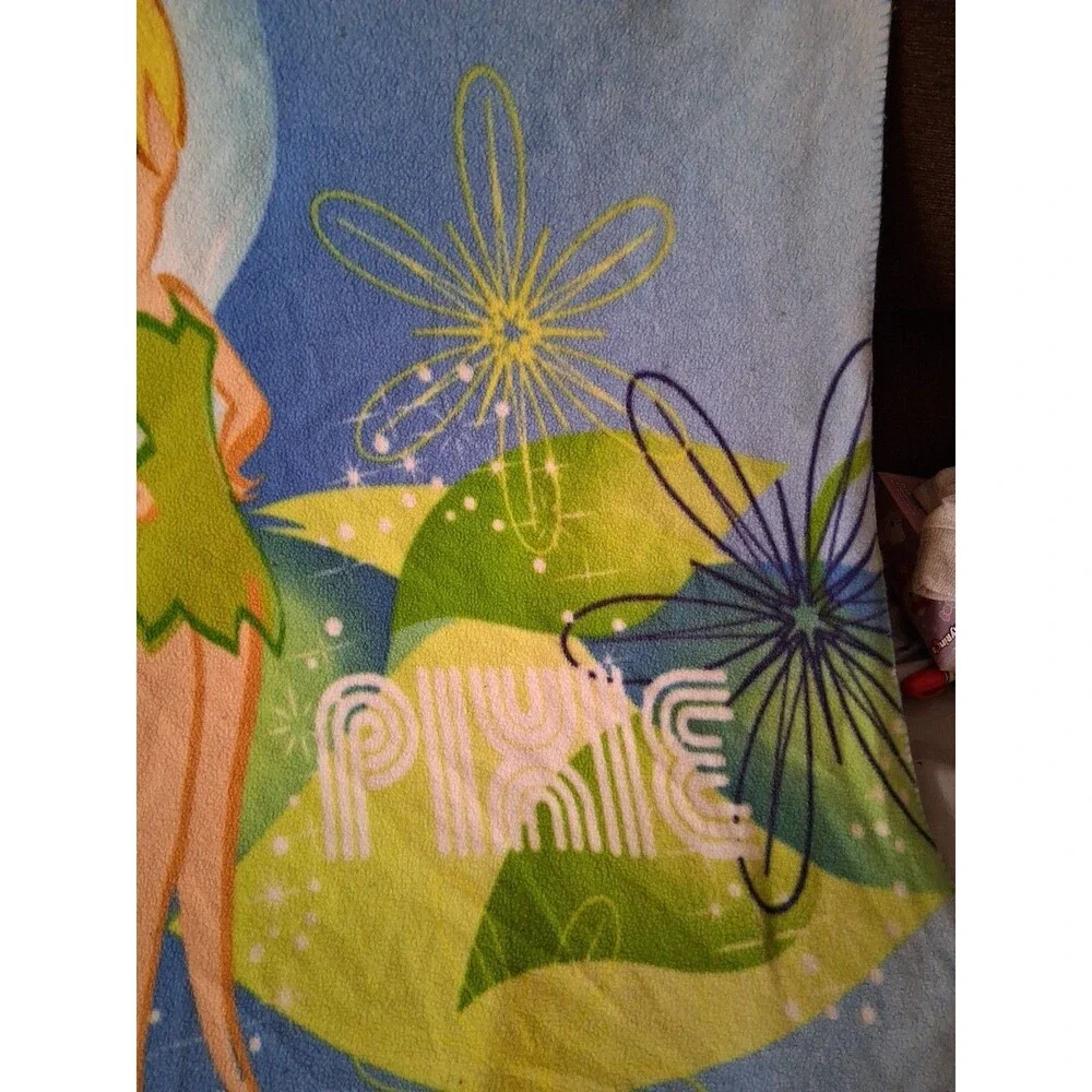 Tinkerbell Throw Blanket, Extra Large 56x52 Inch